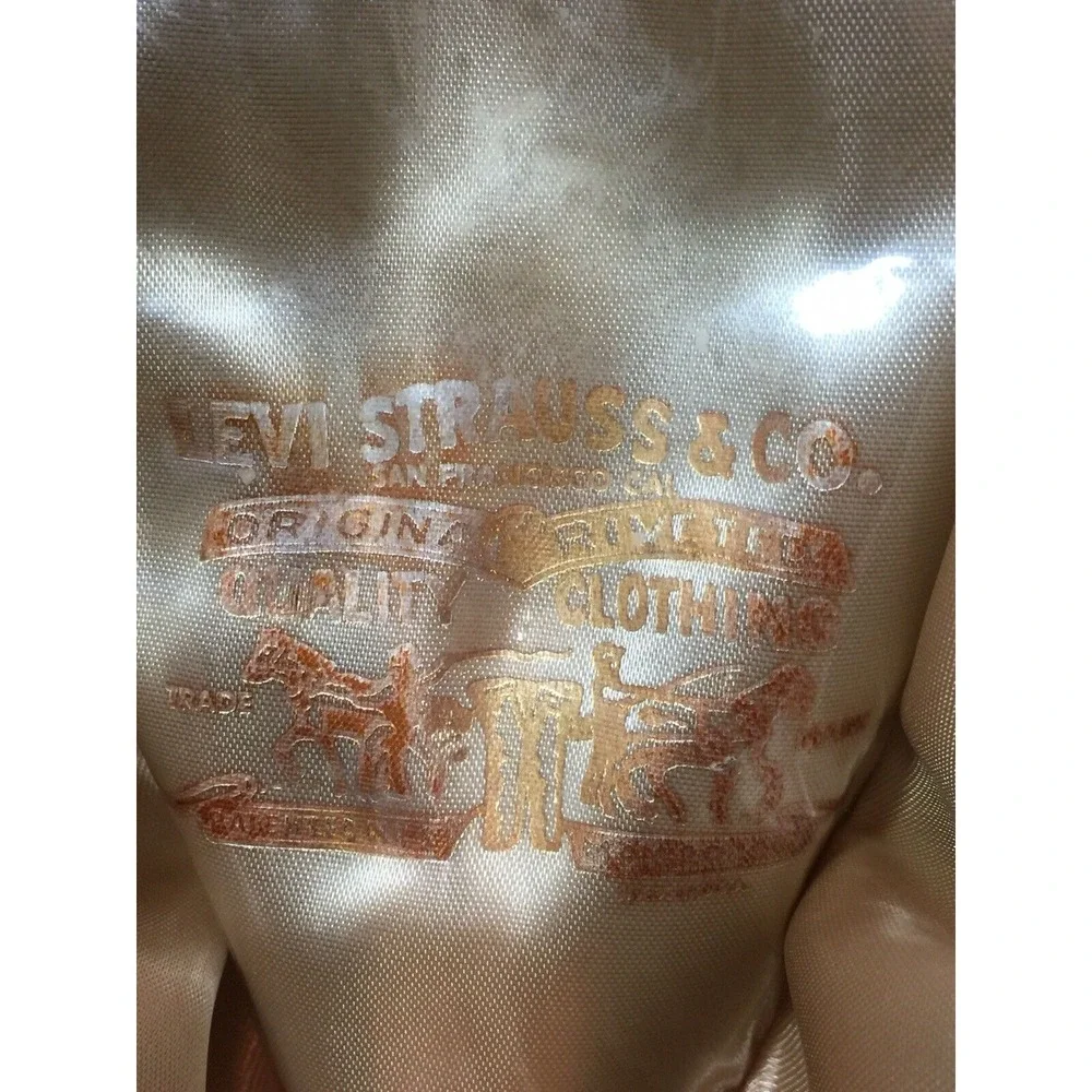 Vtg Levi Strauss Suade Leather Hat 7 1/8‎ Brown Cowboy Hat Nice